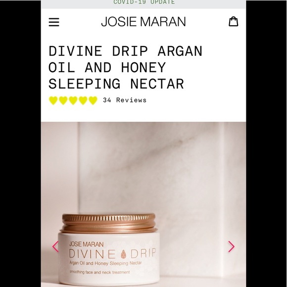 NWT Josie Maran 1.6oz, sleeping nectar in ceramic - Picture 3 of 6